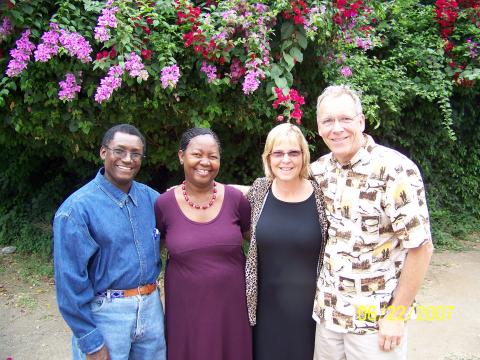 Charles and Esther Mully with Charles and Susanne VanDrunen